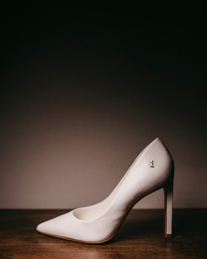 Kadın Beyaz Stiletto Topuklu Ayakkabı