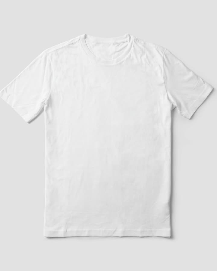 Erkek Oversize Beyaz Tişört